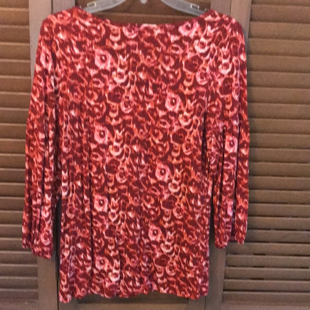 | New Talbots Stretch Spring Color Top - M - Picture 5 of 6